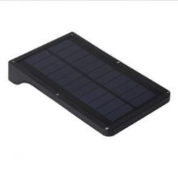 BASIC Wall Light + Sensor IP44 11/19/3cm Black