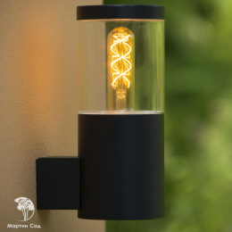 FEDOR Wall Light E27/40W H23cm Black