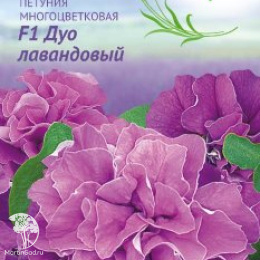 Петуния Дуо лавандовый F1 (серия Лавандовые грёзы) махровая