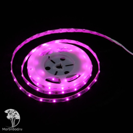 Светодиодная лента Uniel, спектр для рассады и цветения, адаптер, 15 Вт, IP65, 2 м,  блистер