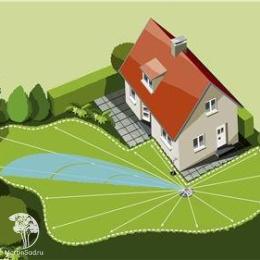 Дождеватель многоконтурный выдвижной автоматический Gardena AquaContour