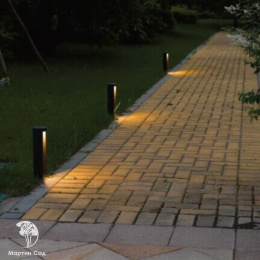 COMBO Post LED 7W IP54 3000K H25 D9cm Black