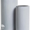 Кашпо TREEZ Effectory серия Beton Высокий цилиндр Серый ледник фото 1 