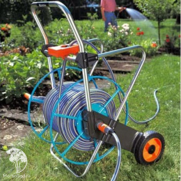 Тележка для шланга металлическая Gardena 100