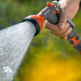 Комплект: Пистолет-распылитель Gardena для полива + Коннектор Gardena с автостопом 1/2