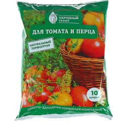 Фото Грунт для рассады томата и перца "Народный грунт", 10 л