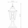 TIRENO Outdoor lighting socle H42cm E27 Black фото 2 