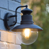 FIGO wall light  IP44 E27 L24 W21 H27cm Black фото 3 