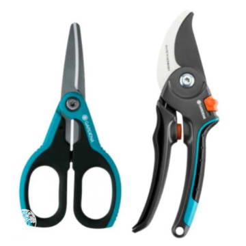 Фото 12200-20.000.00 Комплект Gardena: Секатор B/M + ножницы Шнип-Шнап