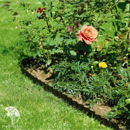 Бордюр Gardena черный 9 см, длина 9 м