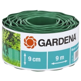Бордюр зеленый 9 см, длина 9 м Gardena