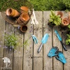 Комплект садовых инструментов Gardena базовый "Домашнее садоводство" (секатор, лопатка, совок для прополки, перчатки садовые) фото 2 