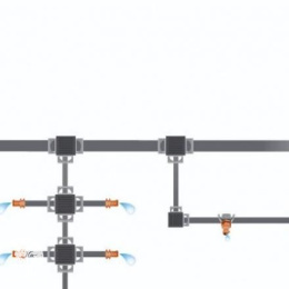Соединитель Gardena L-образный 4,6 мм (3/16”) (10 шт.)