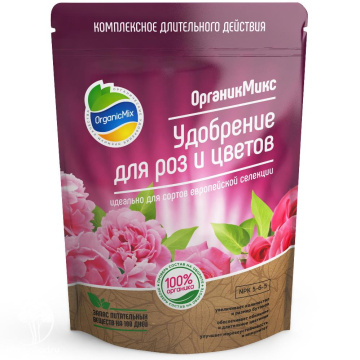 Фото Удобрение для роз и цветов Органик Микс