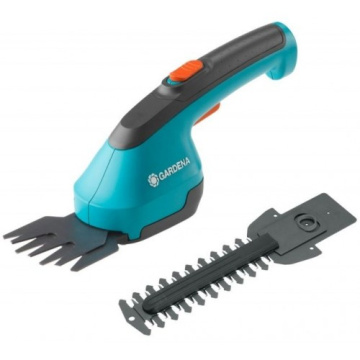 Фото Комплект: Ножницы для газонов аккумуляторные Gardena  AccuCut Li с 2 ножами (для травы - 8 см, для кустарников - 12 см)
