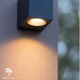 ZARO Wall spotlight Outside Black