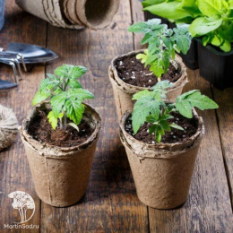 Торфяной горшок, 250 мл, 8 × 8 см