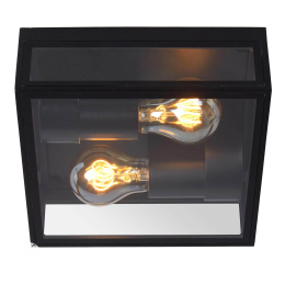 DUKAN Outside Ceiling light 2xE27/15W Black