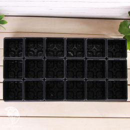 Набор для рассады: стаканы по 320 мл (18 шт.), поддон 50 × 26 см