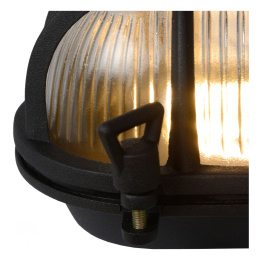 DUDLEY Outside Wall Light Oval IP65 E27/60W Black