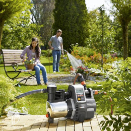 Насос напорный автоматический  Gardena 6000/6 LCD inox