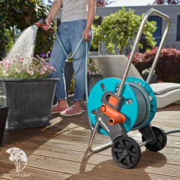Тележка для шланга Gardena AquaRoll S со шлангом Classic, 20 м  (13 мм (1/2") и комплектом для полива