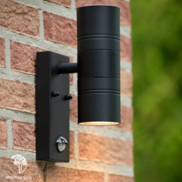ARNE-LED Wall Light +IR 2xGU10/5W Black