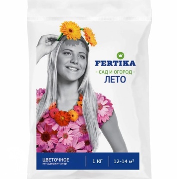 Фото Цветочное комплексное удобрение (Фертика)