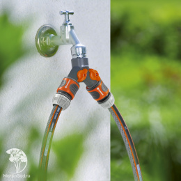 Распределитель Gardena 2-х канальный 1&quot;