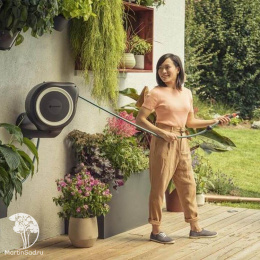 18602-20.000.00 Катушка со шлангом настенная автоматическая GARDENA RollUp S 15м (белый цвет)