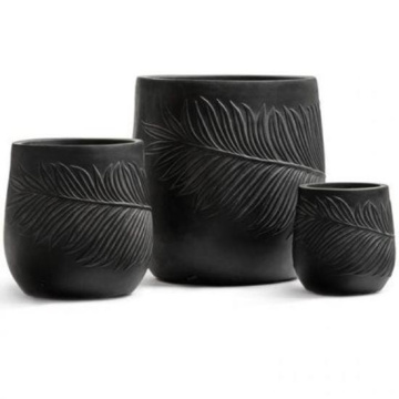 Фото Кашпо TREEZ ERGO Nature Чаша Антрацит