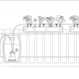 Комплект для полива в выходные дни Gardena