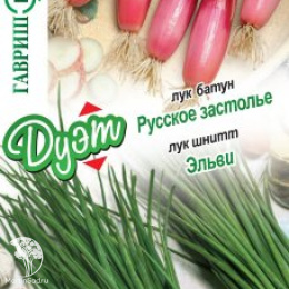 Лук батун Русское застолье +шнитт Эльви  автор. серия Дуэт 