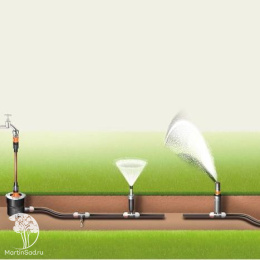 Дождеватель выдвижной Gardena S-ES полосовой