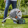 Тележка для шлангов металлическая Gardena AquaRoll M с комплектом для полива фото 2 