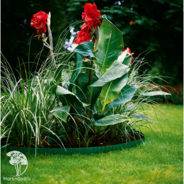 Бордюр зеленый 9 см, длина 9 м Gardena