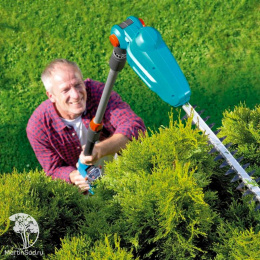 Телескопические ножницы для живой изгороди аккумуляторные Gardena THS 42/18V P4A Готовый к использованию комплект