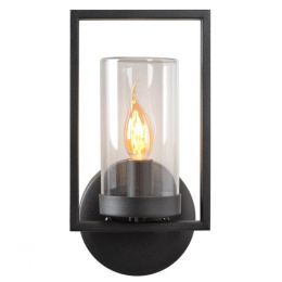 NISPEN Wall Light IP44 E14 H33cm Black