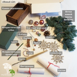 Набор для создания новогодней композиции С Новым годом