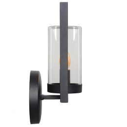 NISPEN Wall Light IP44 E14 H33cm Black
