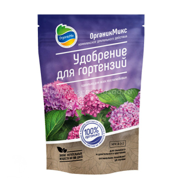 Фото Удобрения ОрганикМикс для гортензий