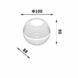 AYO Wall Light LED 2x3W IP54 Grey