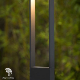 GOA Post LED 6.5W 350LM 3000K H60 W6 L15cm Anthrac