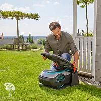 Газонокосилка-робот Gardena SILENO life 1000 м²