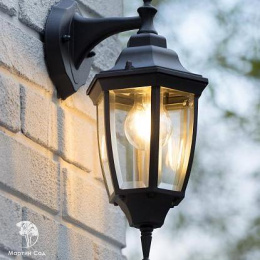 TIRENO Outdoor lighting 'down' H32cm E27 Black